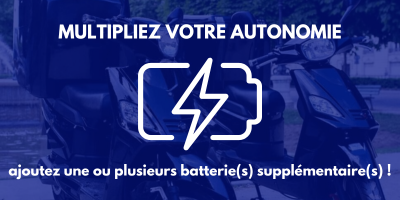 Promotion batterie supplémentaire pour un scooter électrique