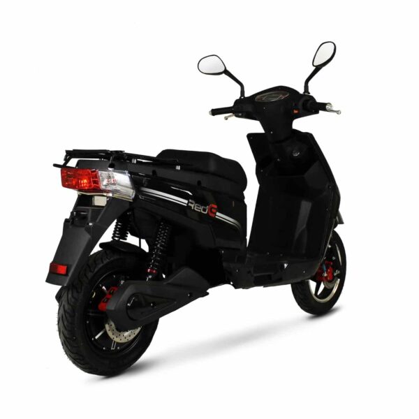 Photo scooter électrique Red-E 50 arrière côté droit